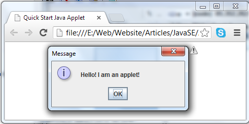 safari enable java applet